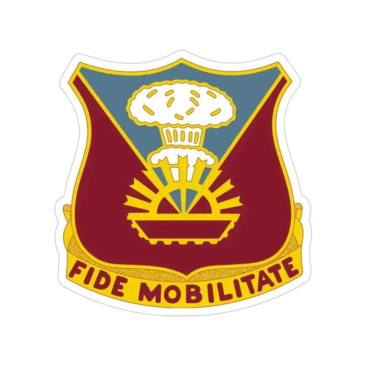 9 Transportation Battalion (U.S. Army) Transparent STICKER Die-Cut Vinyl Decal 6 Inch - The Sticker Space