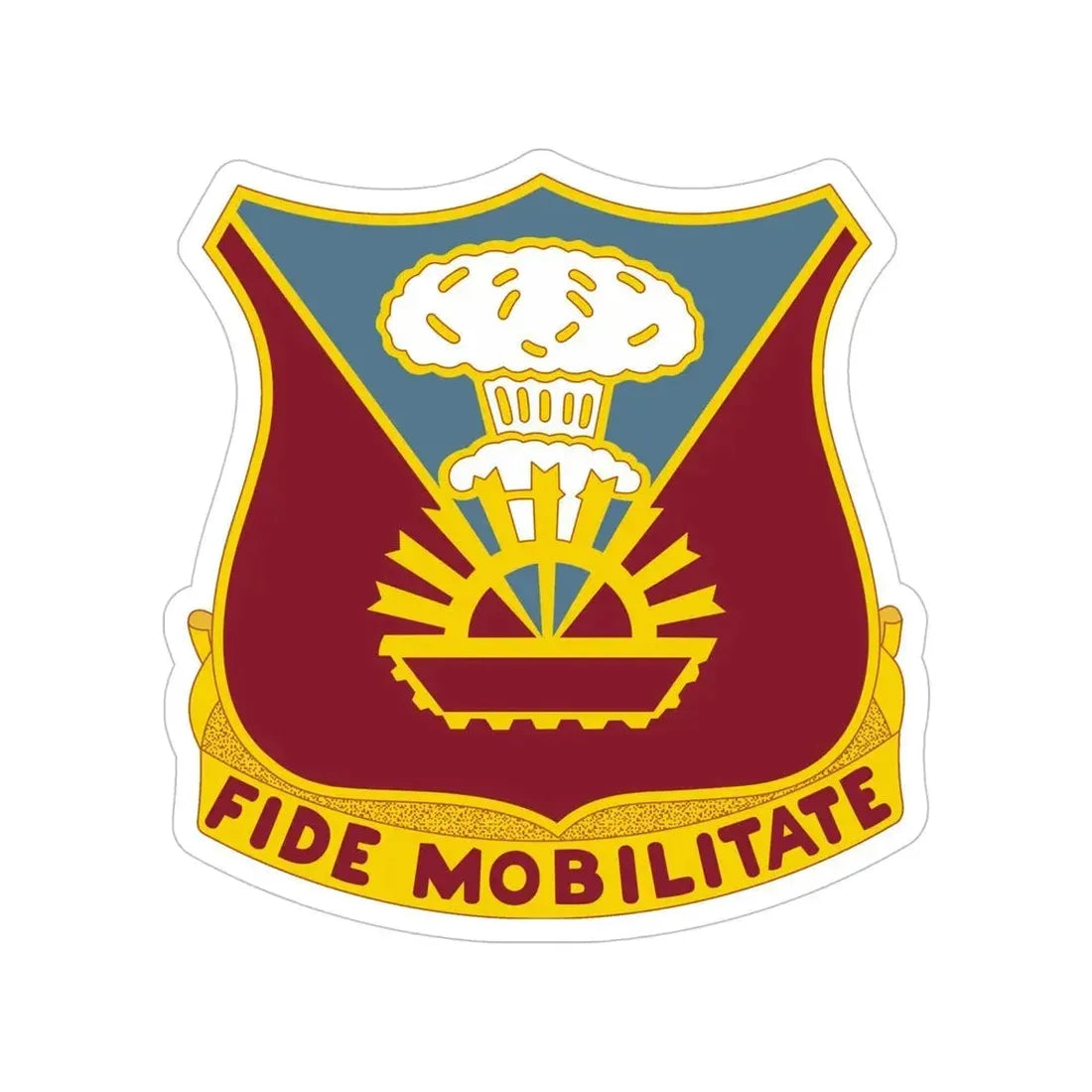 9 Transportation Battalion (U.S. Army) Transparent STICKER Die-Cut Vinyl Decal - The Sticker Space