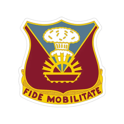 9 Transportation Battalion (U.S. Army) Transparent STICKER Die-Cut Vinyl Decal - The Sticker Space