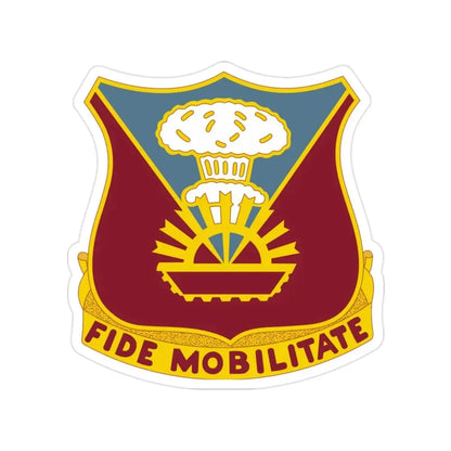 9 Transportation Battalion (U.S. Army) Transparent STICKER Die-Cut Vinyl Decal - The Sticker Space