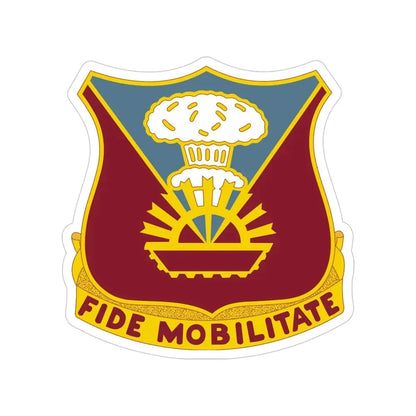 9 Transportation Battalion (U.S. Army) Transparent STICKER Die-Cut Vinyl Decal - The Sticker Space