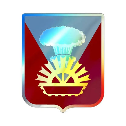 9 Transportation Battalion v2 (U.S. Army) Holographic STICKER Die-Cut Vinyl Decal 5 Inch Holographic - The Sticker Space