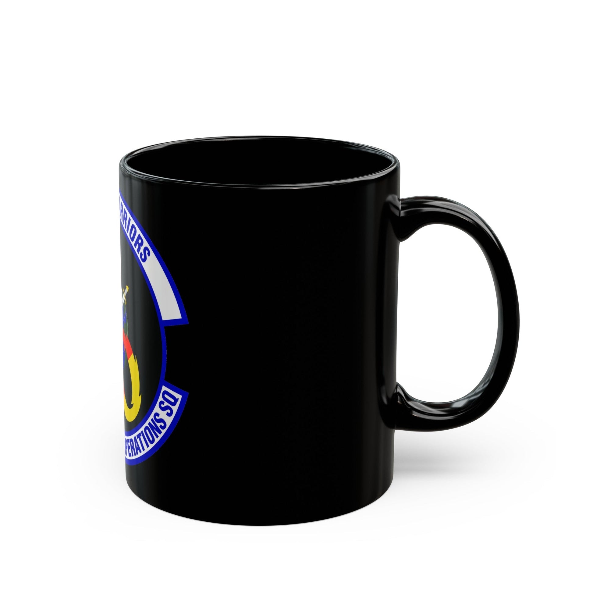 90 Cyberspace Operations Squadron ACC (U.S. Air Force) Black Coffee Mug-The Sticker Space