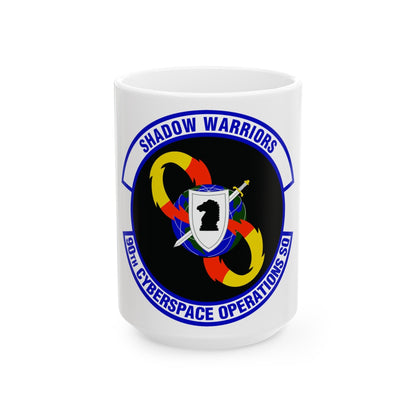 90 Cyberspace Operations Squadron ACC (U.S. Air Force) White Coffee Mug-15oz-The Sticker Space