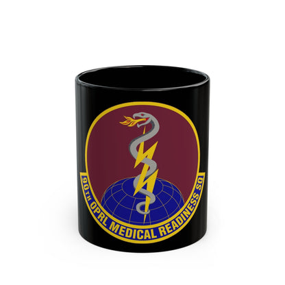 90 Operational Medical Readiness Squadron AFGSC (U.S. Air Force) Black Coffee Mug-11oz-The Sticker Space