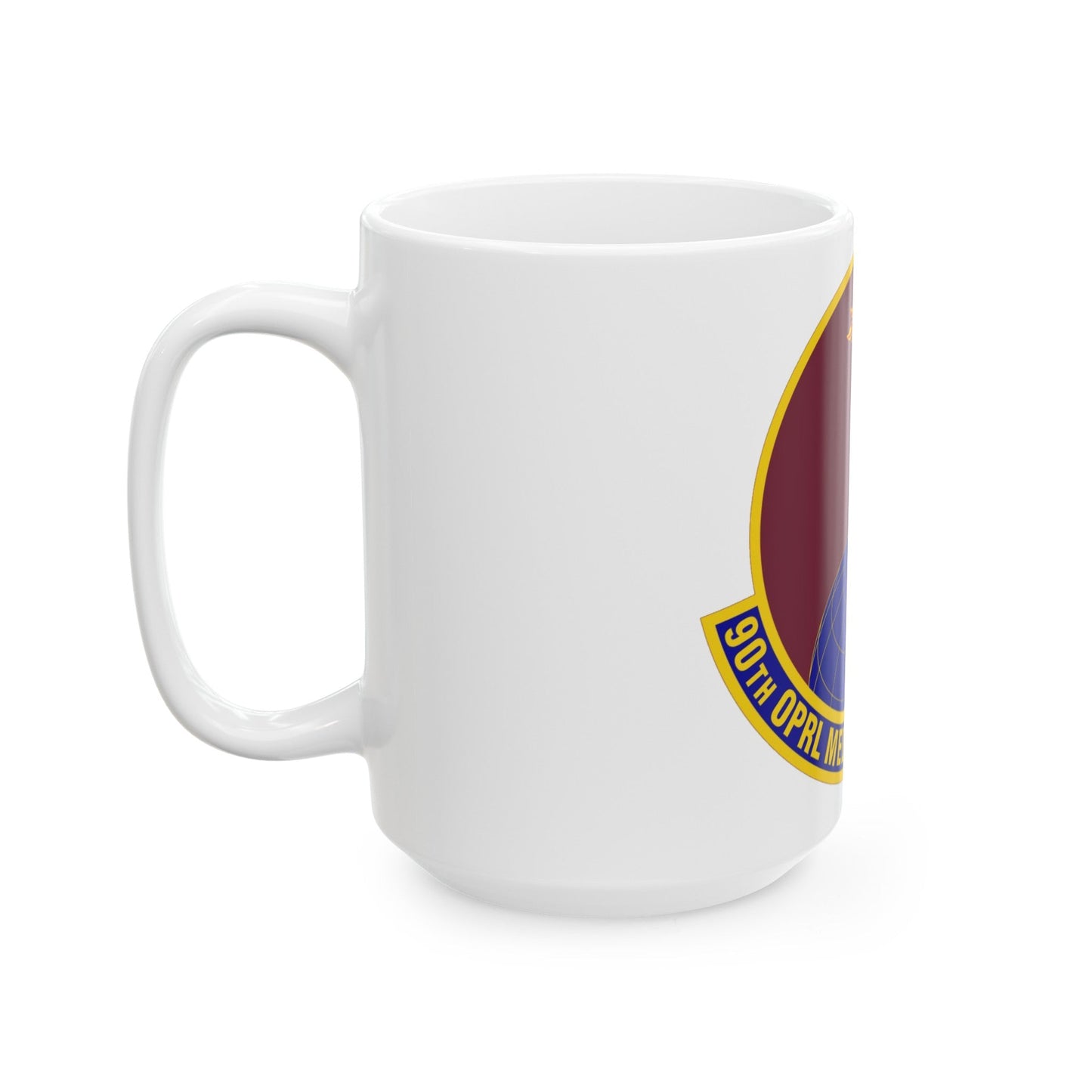 90 Operational Medical Readiness Squadron AFGSC (U.S. Air Force) White Coffee Mug-The Sticker Space