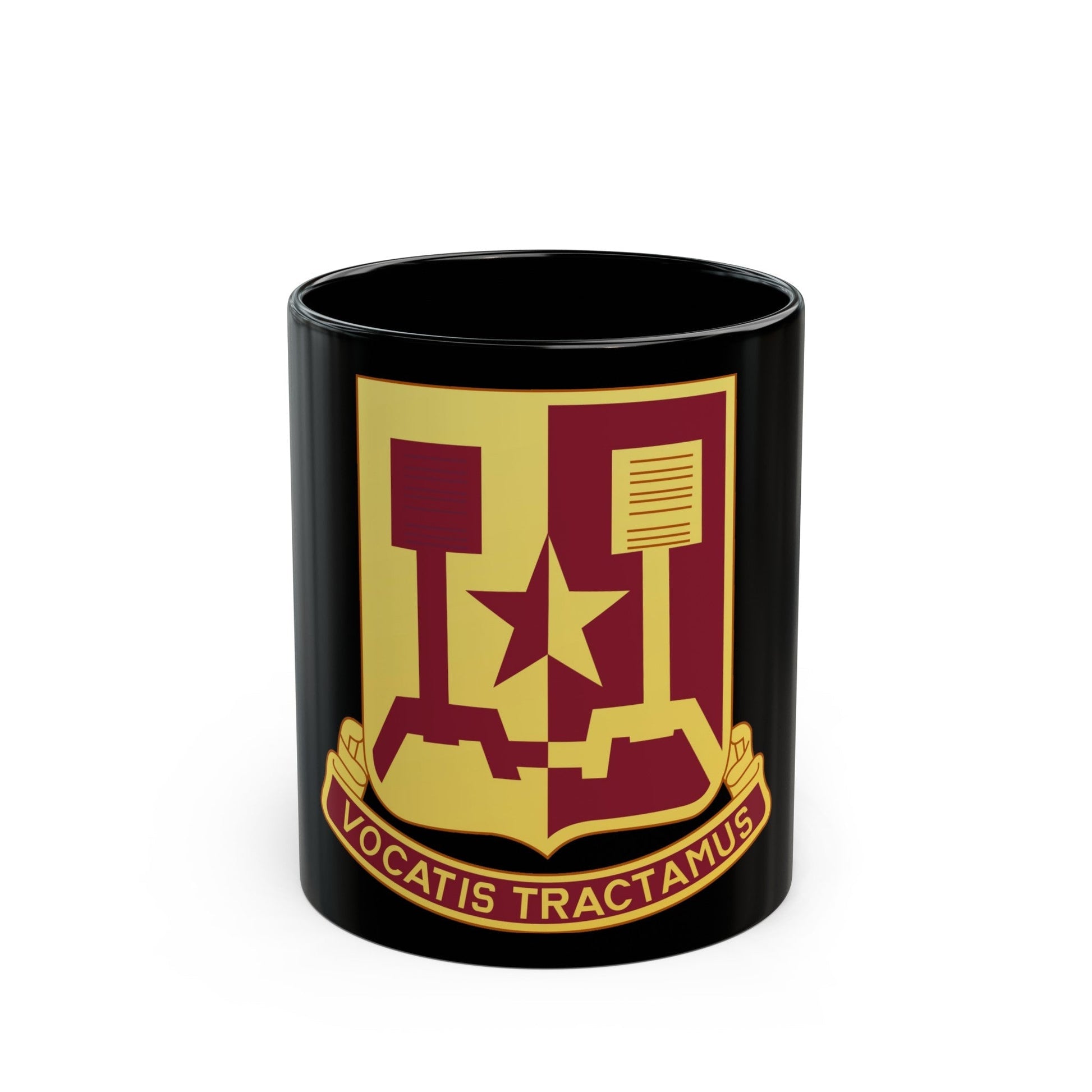 90 Transportation Battalion (U.S. Army) Black Coffee Mug-11oz-The Sticker Space