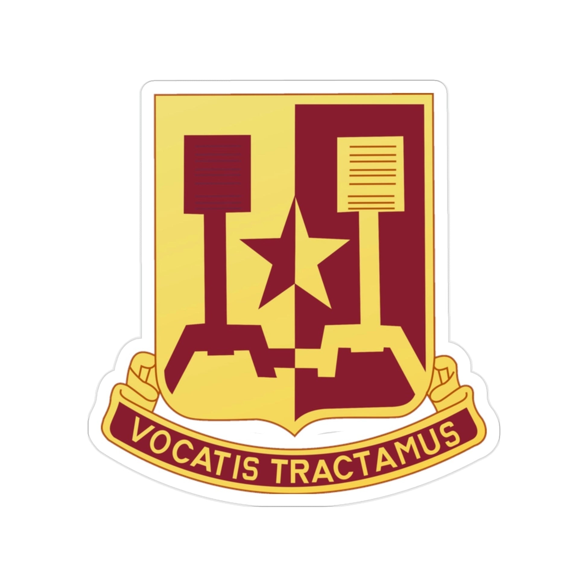 90 Transportation Battalion (U.S. Army) Transparent STICKER Die-Cut Vinyl Decal-2 Inch-The Sticker Space