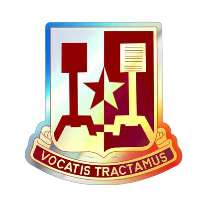 90 Transportation Battalion (U.S. Army) Holographic STICKER Die-Cut Vinyl Decal 3 Inch Holographic - The Sticker Space