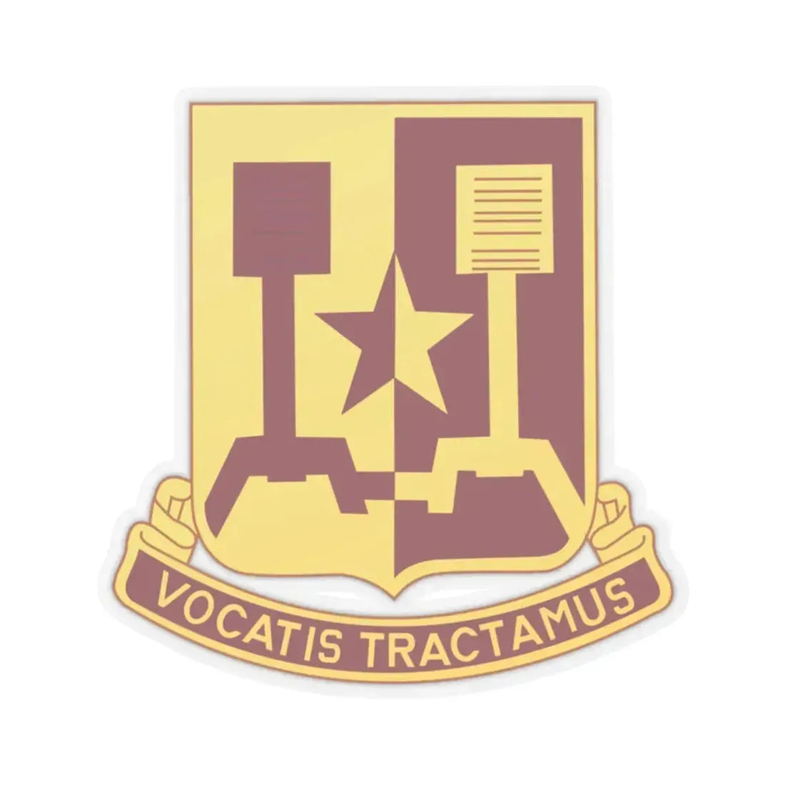 90 Transportation Battalion (U.S. Army) STICKER Vinyl Kiss-Cut Decal 2 Inch Transparent - The Sticker Space