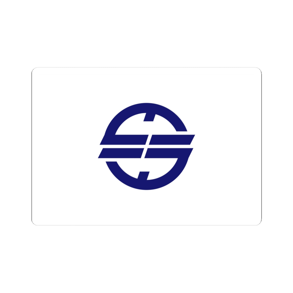 Flag of Ranzan Saitama (Japan) STICKER Vinyl Kiss-Cut Decal