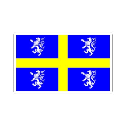 Flag of the Diocese of Durham (England) STICKER Vinyl Kiss-Cut Decal