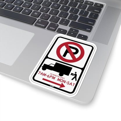 PBOT Road sign P2020R (Oregon) (Road Sign) STICKER Vinyl Kiss-Cut Decal