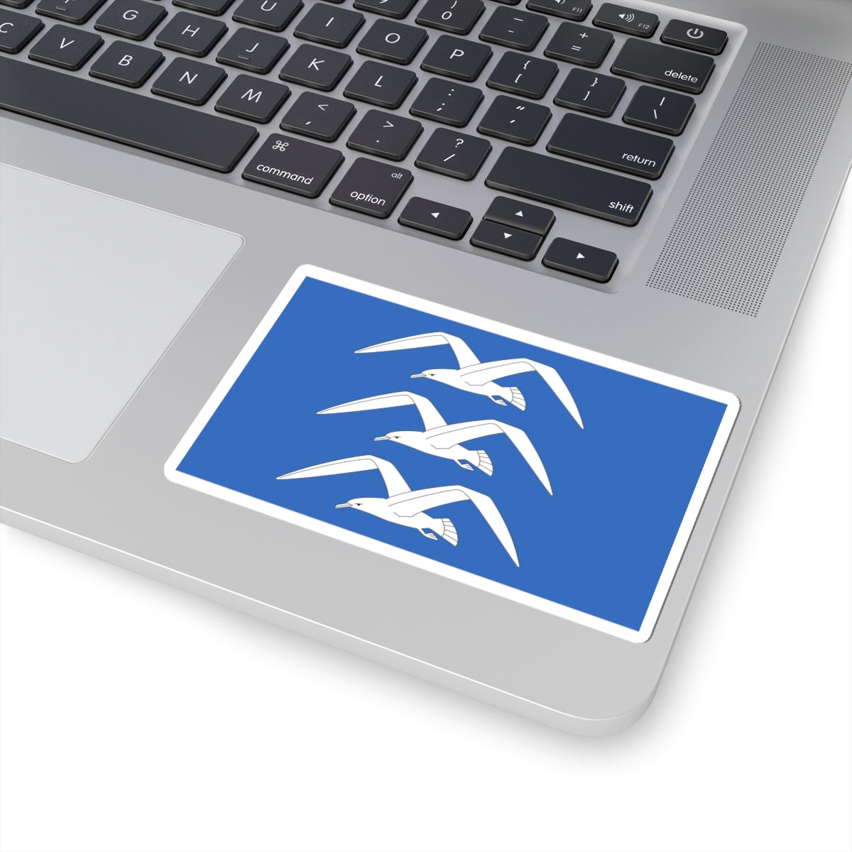 Flag of Haugesund (Norway) STICKER Vinyl Kiss-Cut Decal