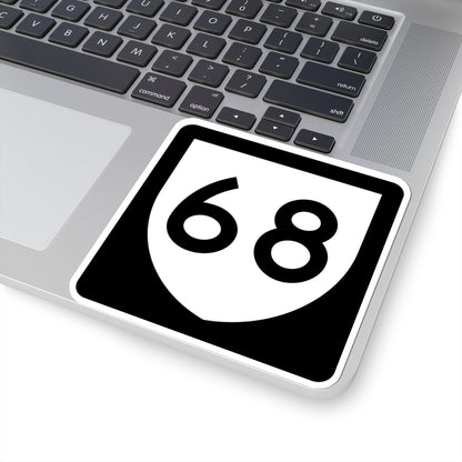 PR urban primary 68 (Puerto Rico) (Road Sign) STICKER Vinyl Kiss-Cut Decal