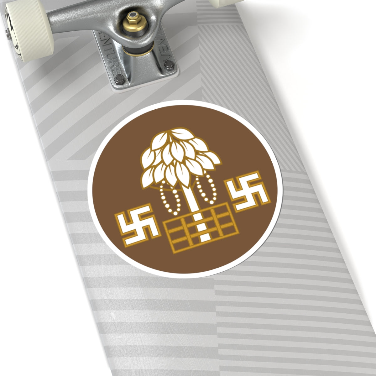 Badge of British Bihar and Orissa (India) (Coat of Arms) STICKER Vinyl Kiss-Cut Decal