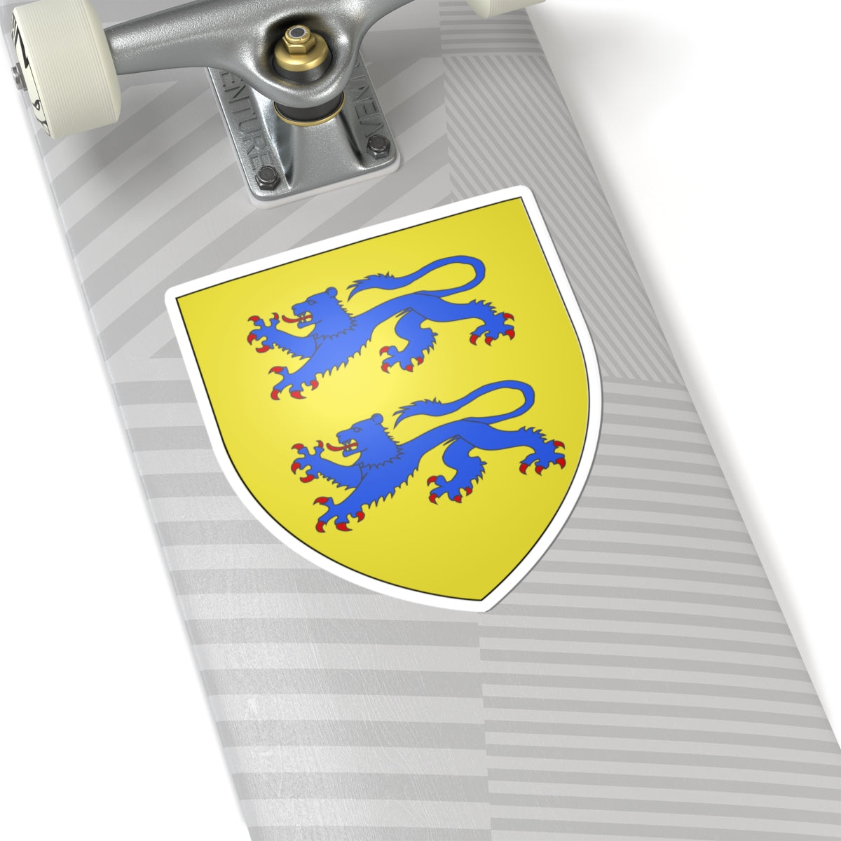 Armoiries Schleswig (Denmark) (Coat of Arms) STICKER Vinyl Kiss-Cut Decal