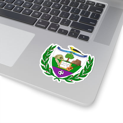 Escudo de Oporapa - Huila (Colombia) (Coat of Arms) STICKER Vinyl Kiss-Cut Decal