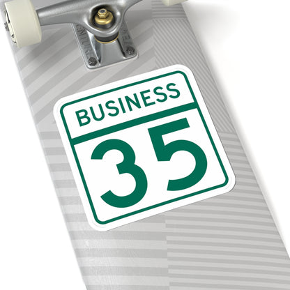 MD Route 35 Business (Maryland) (Road Sign) STICKER Vinyl Kiss-Cut Decal