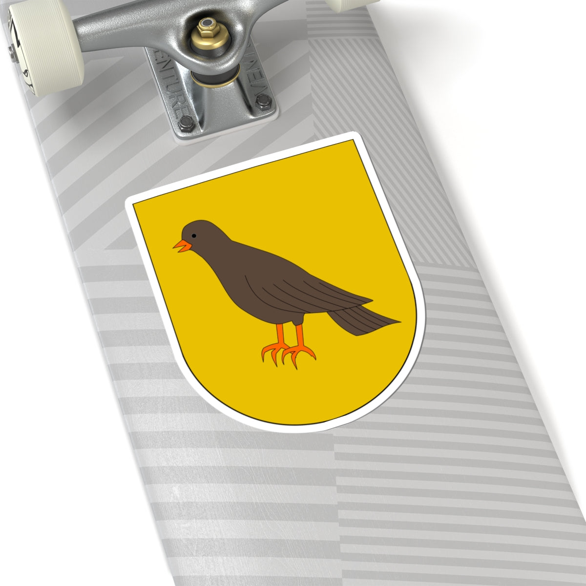 Antic escut municipal de Llesp (Spain) (Coat of Arms) STICKER Vinyl Kiss-Cut Decal