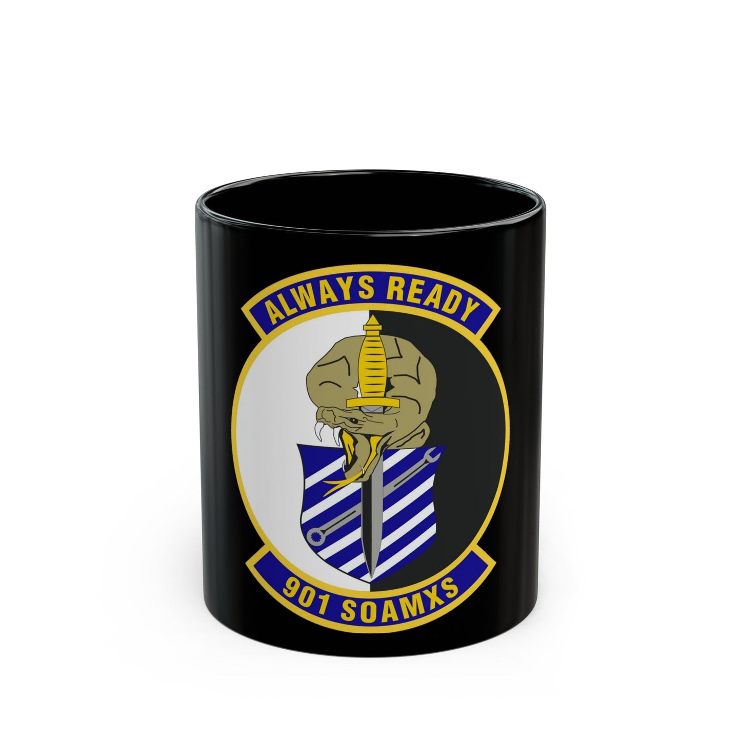 901st Special Operations Aircraft Maintenance Squadron (U.S. Air Force) Black Coffee Mug-11oz-The Sticker Space