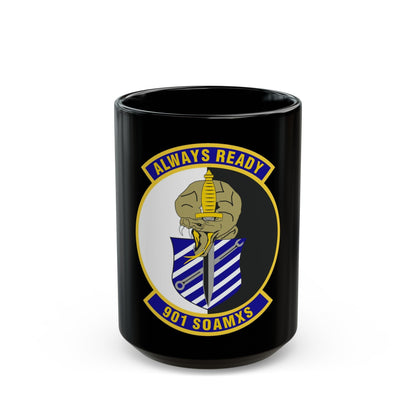 901st Special Operations Aircraft Maintenance Squadron (U.S. Air Force) Black Coffee Mug-15oz-The Sticker Space