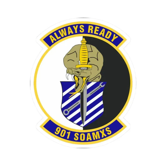 901st Special Operations Aircraft Maintenance Squadron (U.S. Air Force) STICKER Vinyl Kiss-Cut Decal 2 Inch White - The Sticker Space