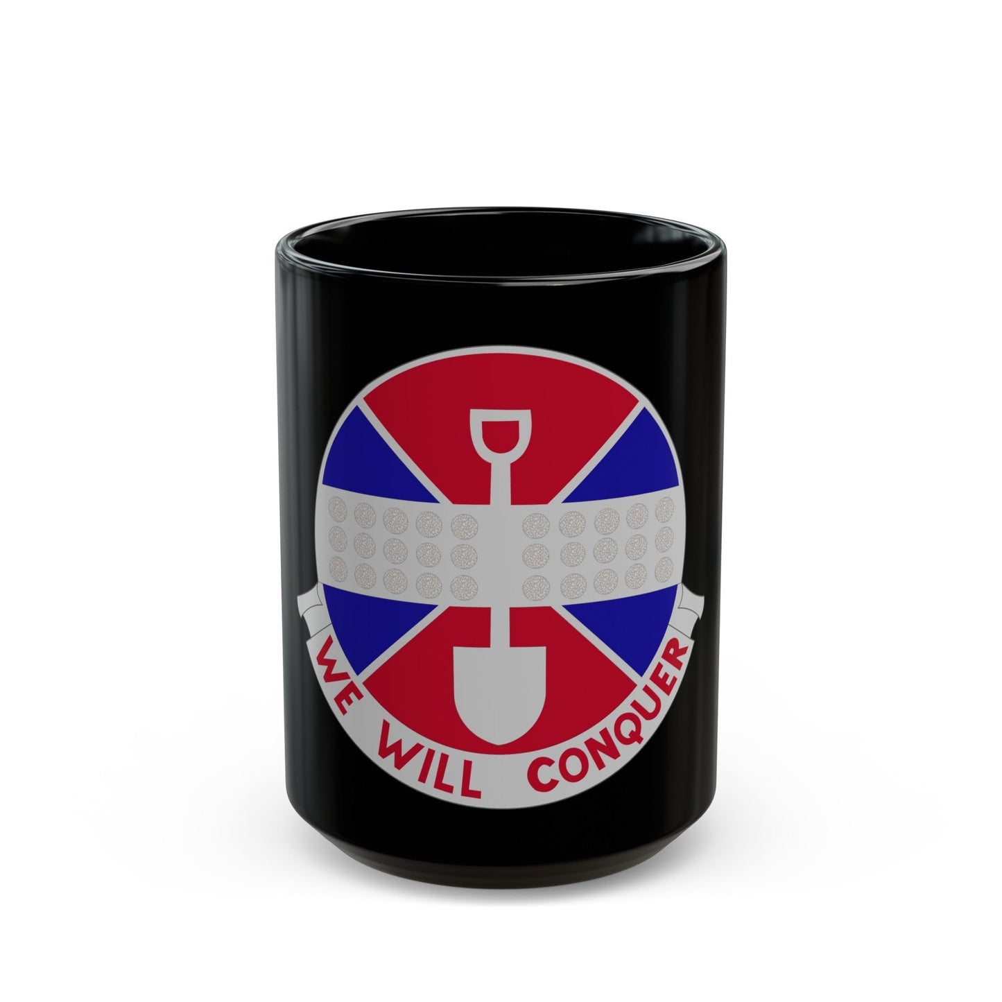 902 Engineer Company (U.S. Army) Black Coffee Mug-15oz-The Sticker Space