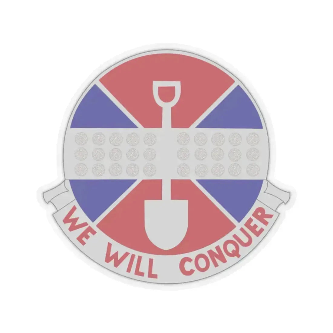 902 Engineer Company (U.S. Army) STICKER Vinyl Kiss-Cut Decal 2 Inch Transparent - The Sticker Space