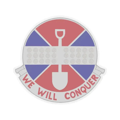 902 Engineer Company (U.S. Army) STICKER Vinyl Kiss-Cut Decal 2 Inch Transparent - The Sticker Space