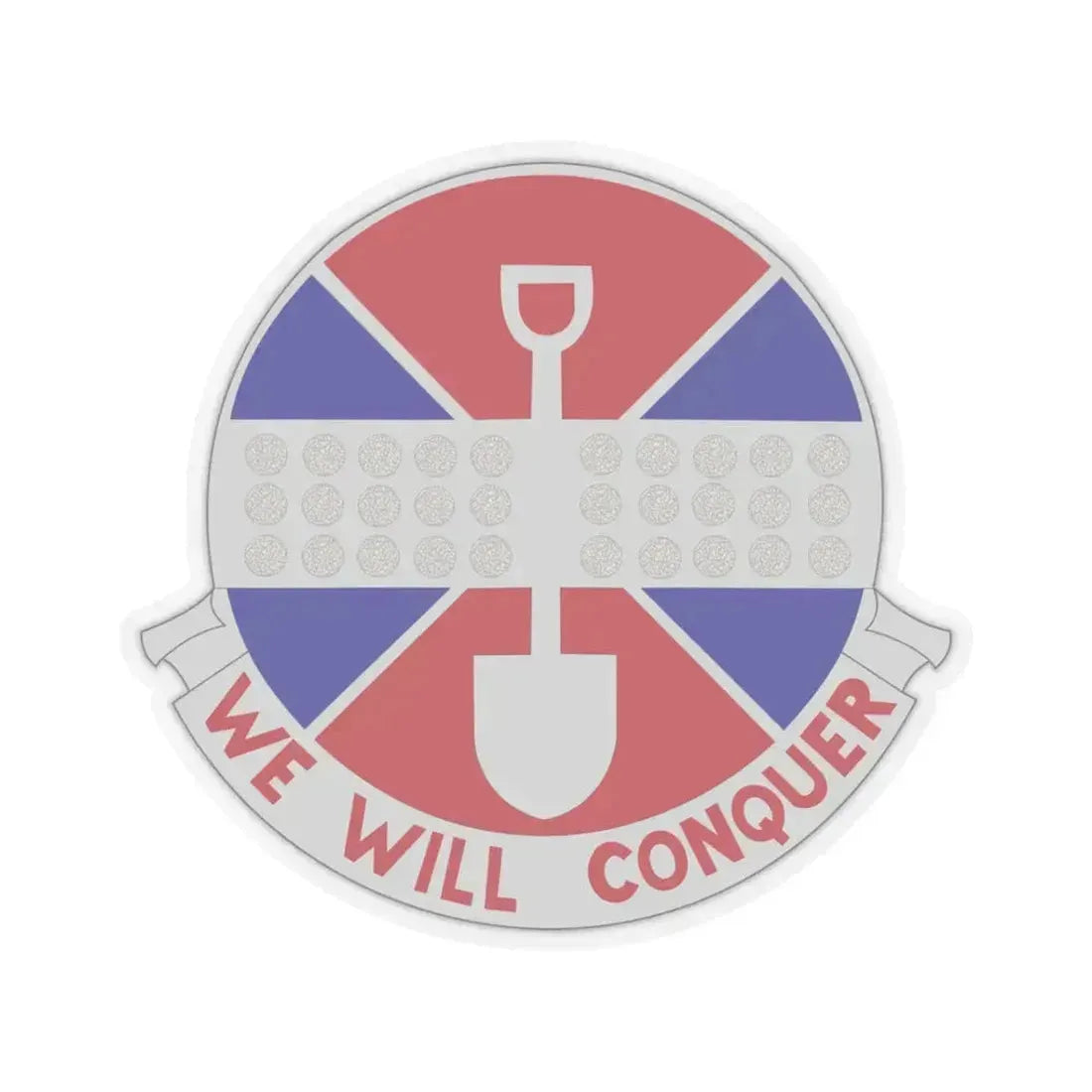 902 Engineer Company (U.S. Army) STICKER Vinyl Kiss-Cut Decal 3 Inch Transparent - The Sticker Space