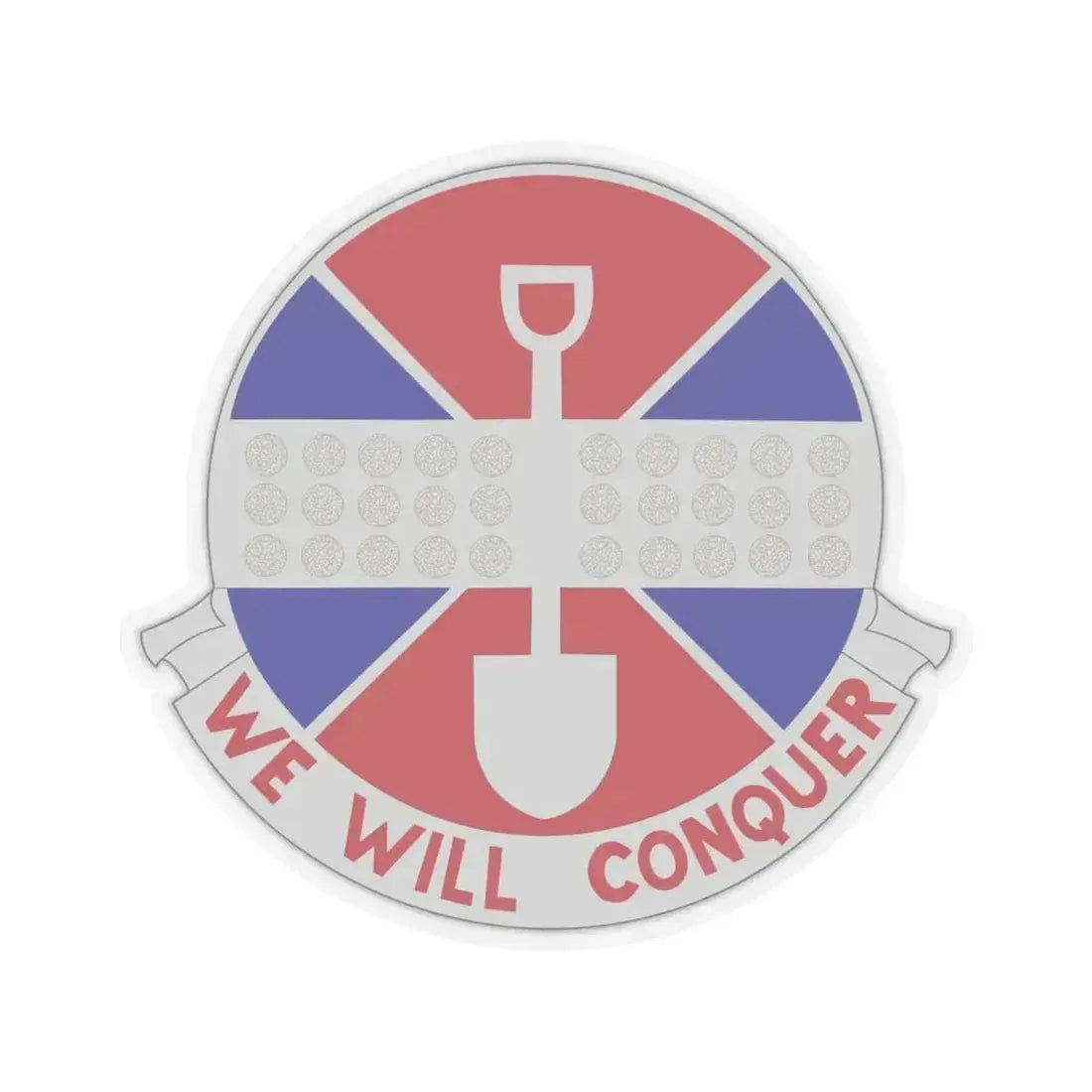 902 Engineer Company (U.S. Army) STICKER Vinyl Kiss-Cut Decal 6 Inch Transparent - The Sticker Space