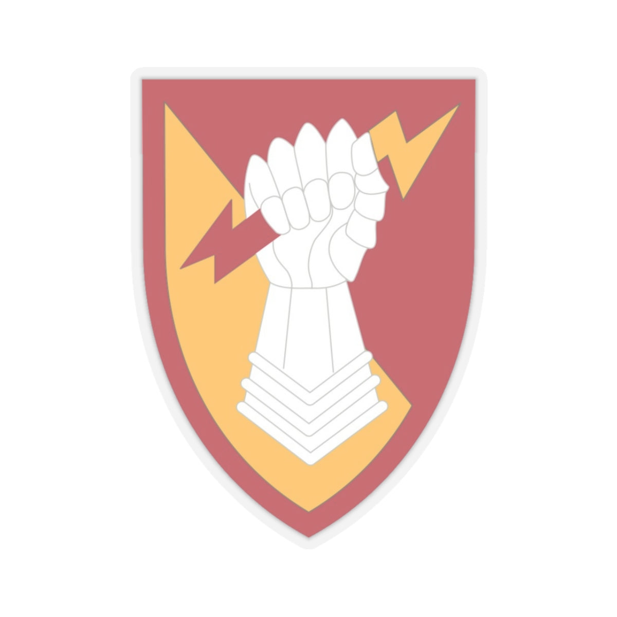 38th Air Defense Artillery Brigade (U.S. Army) STICKER Vinyl Kiss-Cut Decal-3 Inch-Transparent-The Sticker Space