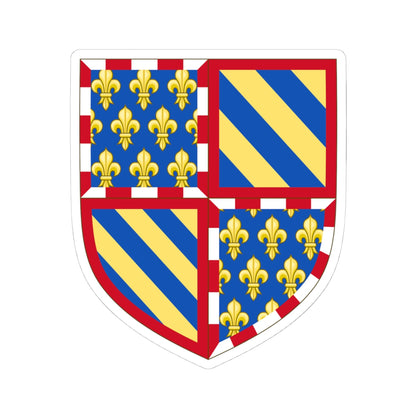 Arms of the Duke of Burgundy 1364-1404 (Spain) (Coat of Arms) STICKER Vinyl Kiss-Cut Decal