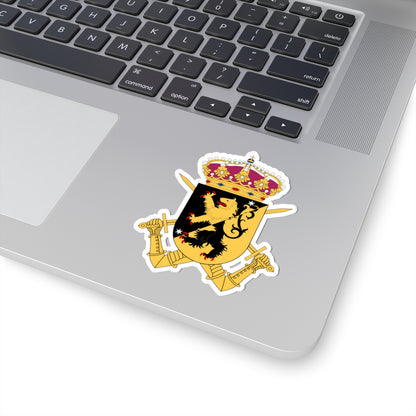 Skaraborgs regemente vapen (Sweden) (Coat of Arms) STICKER Vinyl Kiss-Cut Decal