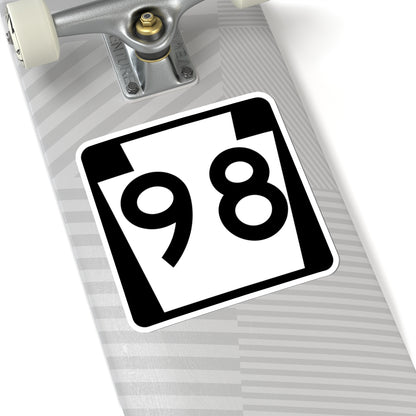 PA-98 (Pennsylvania) (Road Sign) STICKER Vinyl Kiss-Cut Decal