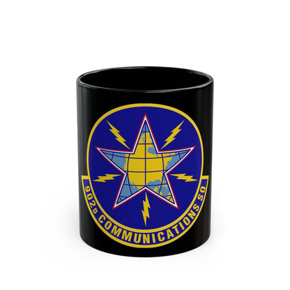 902d Communications Squadron (U.S. Air Force) Black Coffee Mug-11oz-The Sticker Space