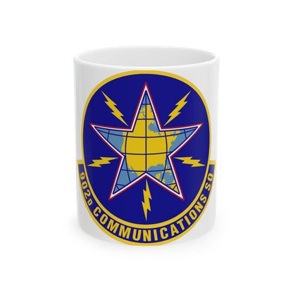 902d Communications Squadron (U.S. Air Force) White Coffee Mug-11oz-The Sticker Space