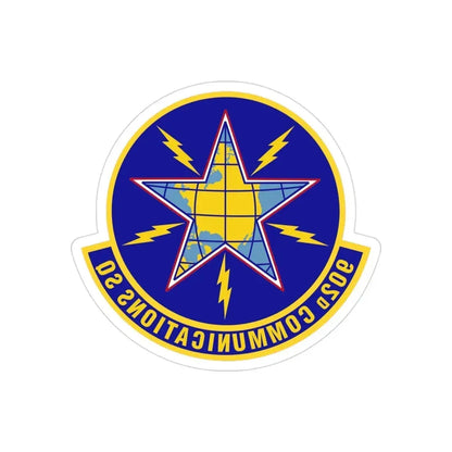 902d Communications Squadron (U.S. Air Force) REVERSE PRINT Transparent Die-Cut STICKER - The Sticker Space
