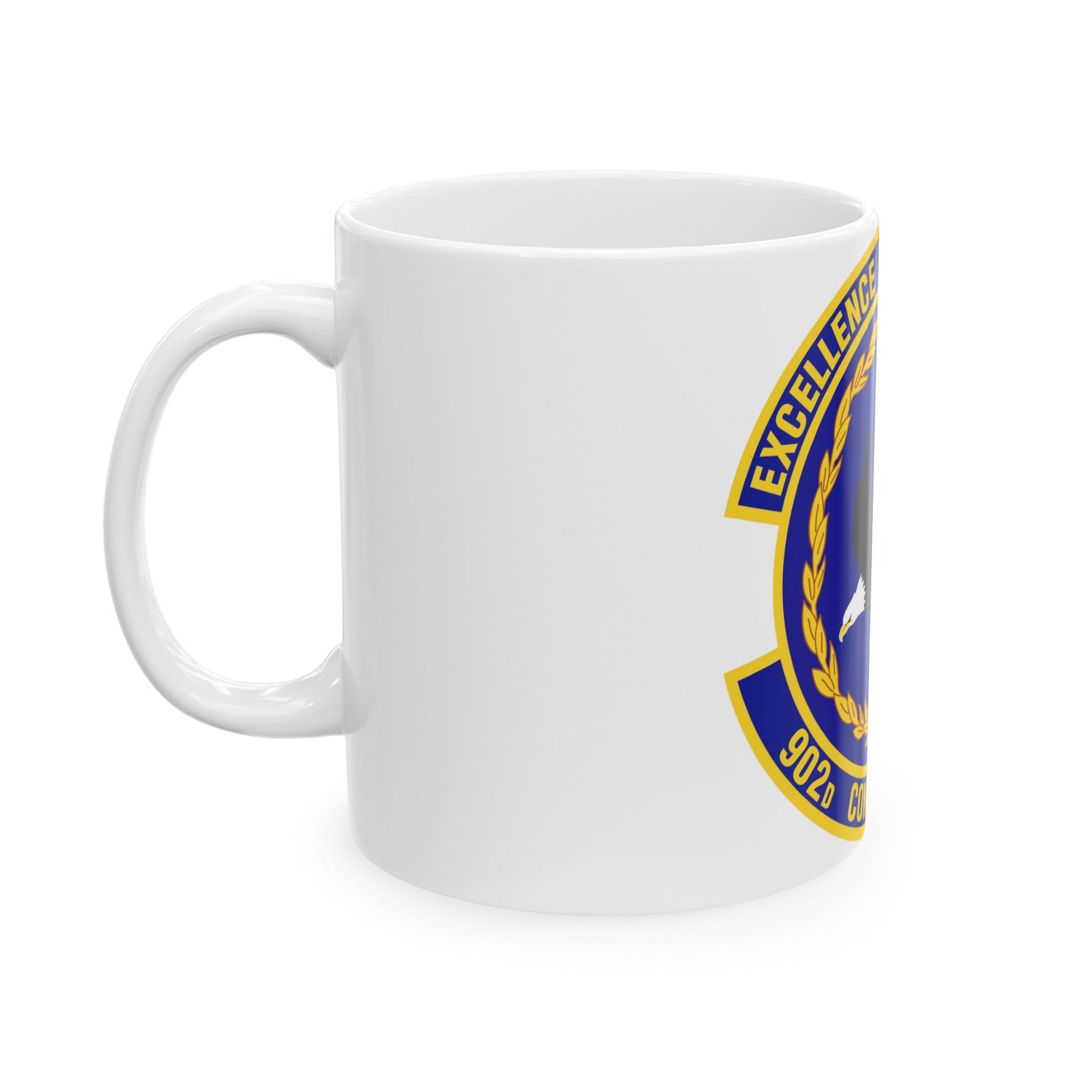 902d Contracting Squadron (U.S. Air Force) White Coffee Mug-The Sticker Space