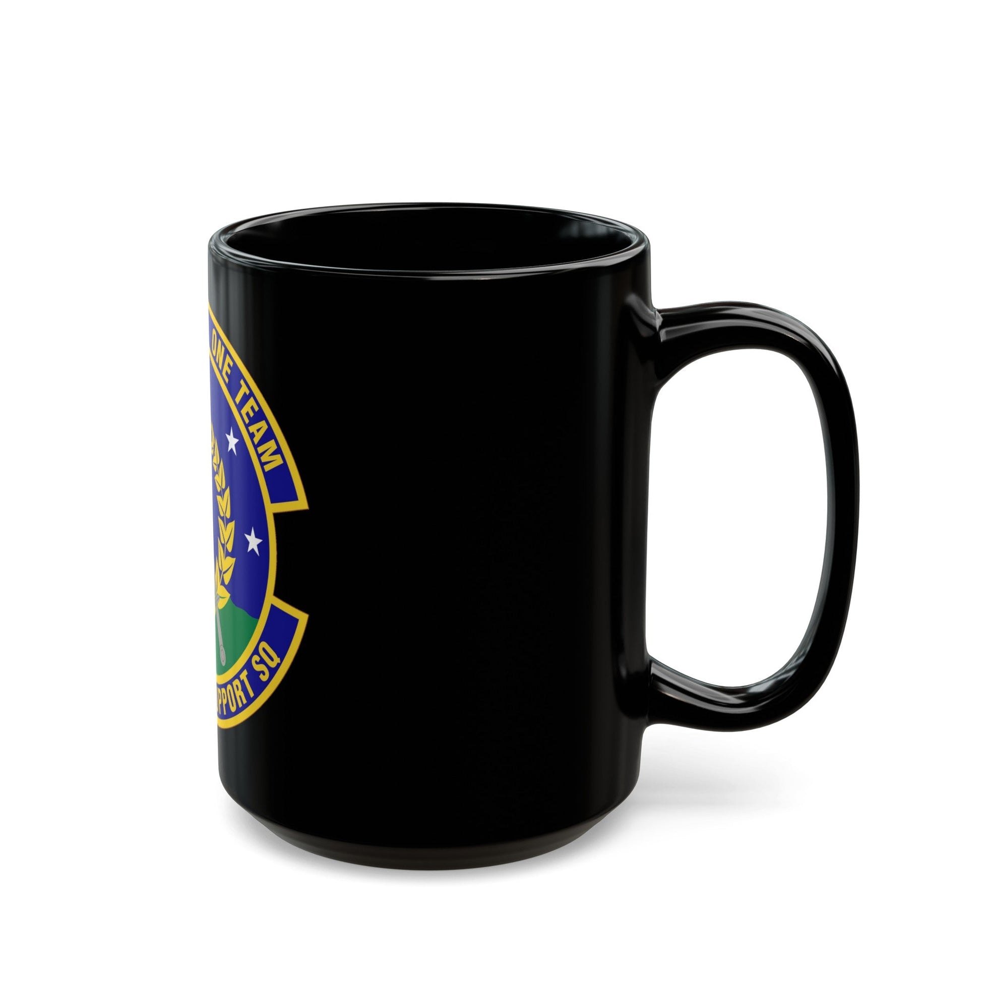 902d Force Support Squadron (U.S. Air Force) Black Coffee Mug-The Sticker Space