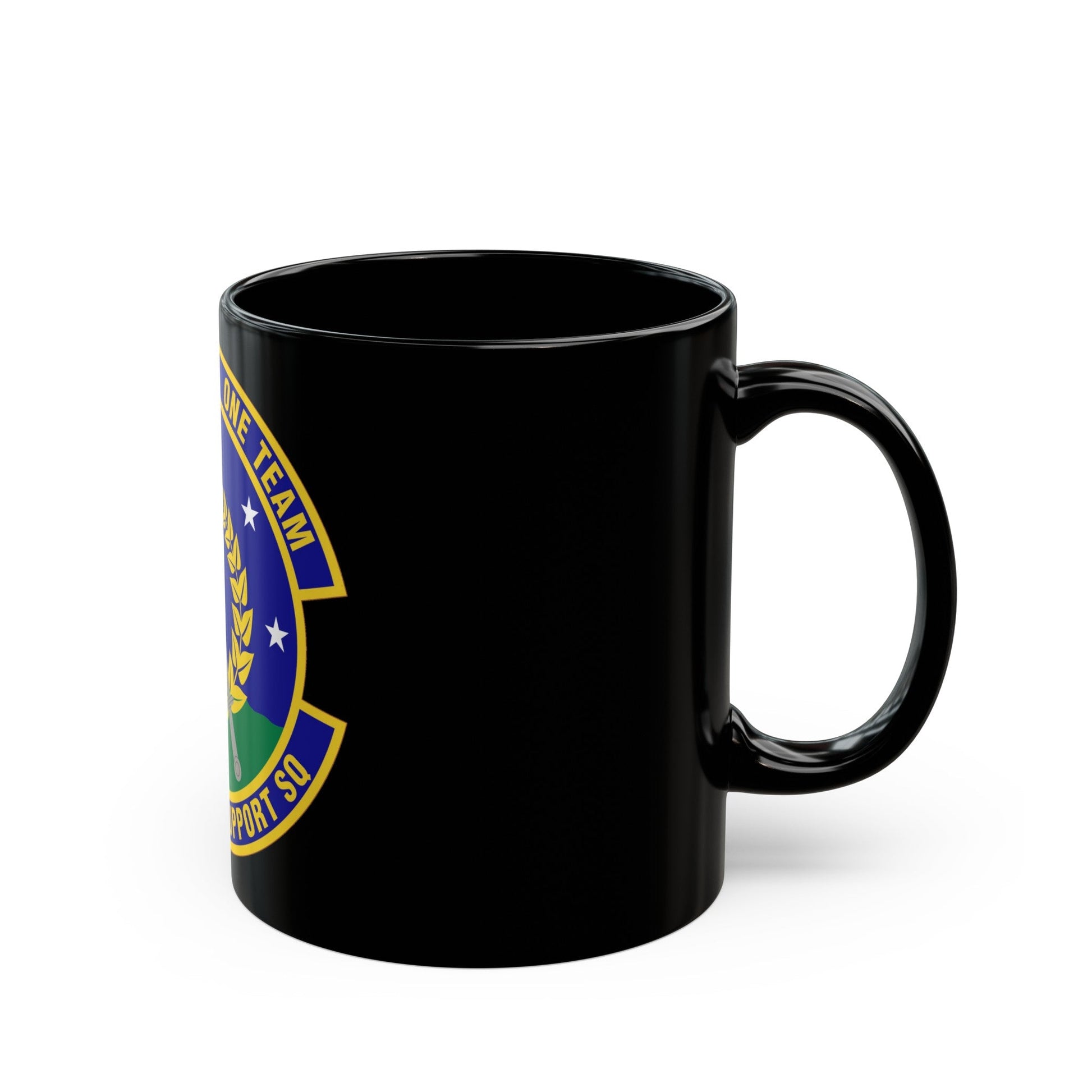 902d Force Support Squadron (U.S. Air Force) Black Coffee Mug-The Sticker Space