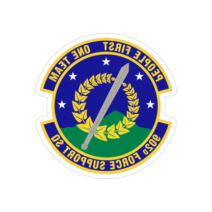 902d Force Support Squadron (U.S. Air Force) REVERSE PRINT Transparent STICKER-3 Inch-The Sticker Space