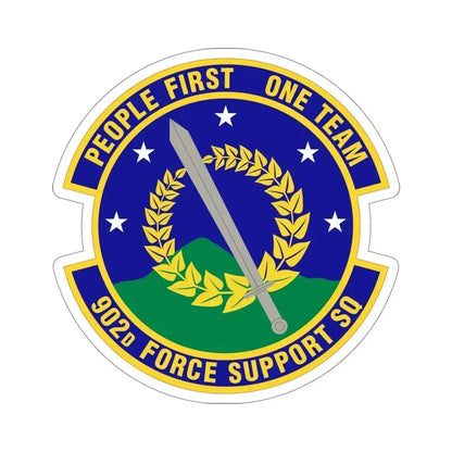 902d Force Support Squadron (U.S. Air Force) STICKER Vinyl Die-Cut Decal 4 Inch - The Sticker Space