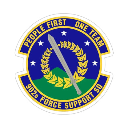 902d Force Support Squadron (U.S. Air Force) STICKER Vinyl Die-Cut Decal - The Sticker Space