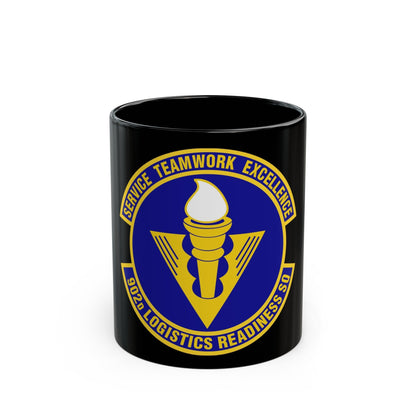 902d Logistics Readiness Squadron (U.S. Air Force) Black Coffee Mug-11oz-The Sticker Space