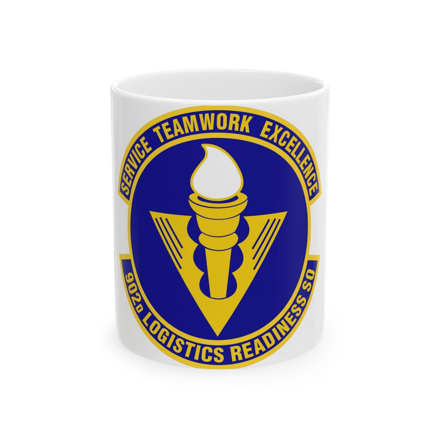 902d Logistics Readiness Squadron (U.S. Air Force) White Coffee Mug-11oz-The Sticker Space