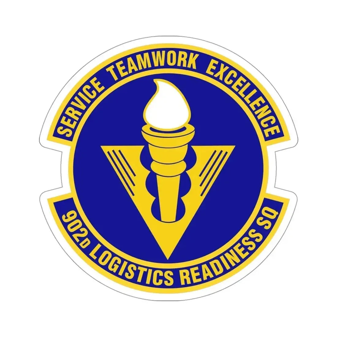 902d Logistics Readiness Squadron (U.S. Air Force) STICKER Vinyl Die-Cut Decal 4 Inch - The Sticker Space