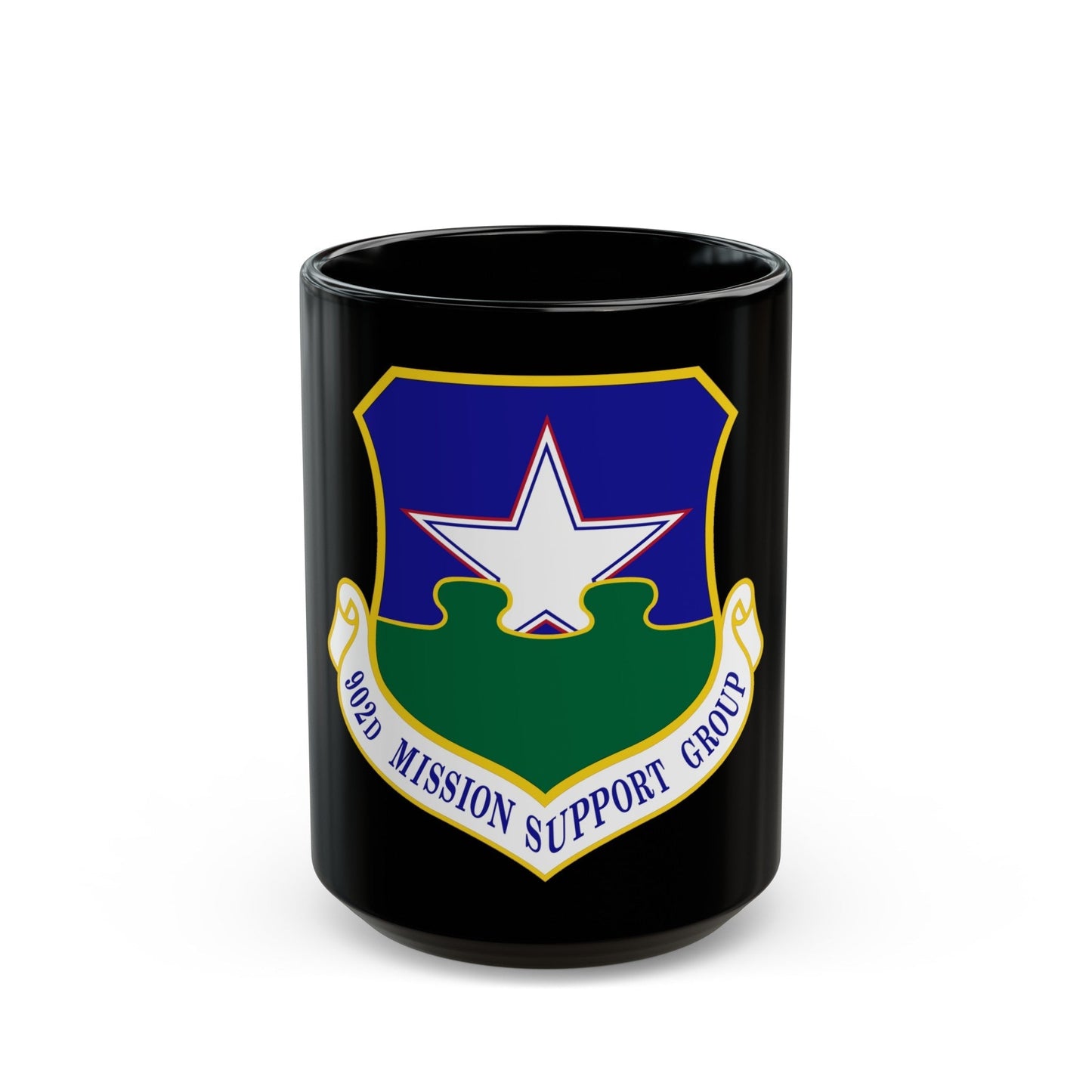 902d Mission Support Group (U.S. Air Force) Black Coffee Mug-15oz-The Sticker Space