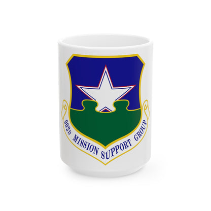 902d Mission Support Group (U.S. Air Force) White Coffee Mug-15oz-The Sticker Space